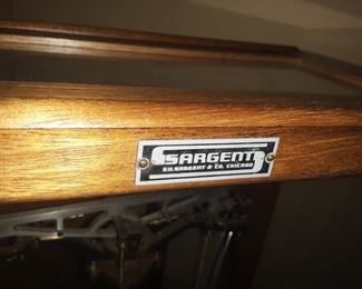 SARGENT Vintage Christain Becker Inc Chainomatic scales