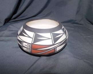 Signed Acoma pottery