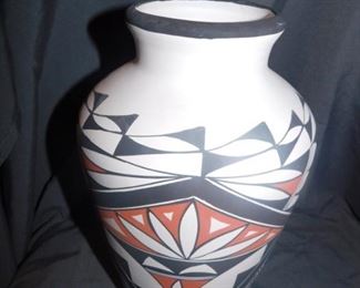 Signed Acoma pottery