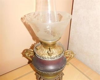 Antique Rochester Oil lamp