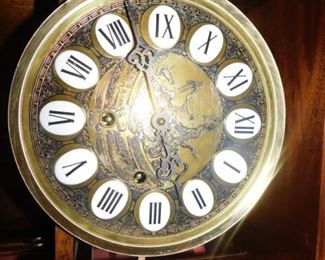 GAZO Oak clock handcrafted with Cartouch numbers