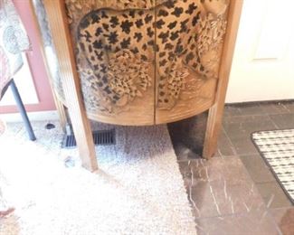 African style double door cabinet