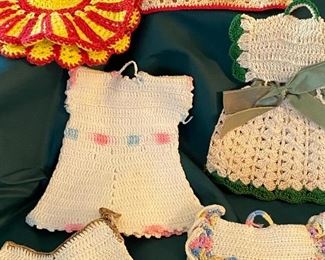 tons of cute crochet items.