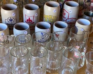German beer mug collection