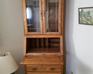 One of the items made by our Cabinet Maker...Secretary Gallery Cabinet