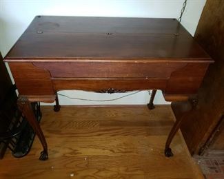 Vintage Secretary Desk Folded Up. 
