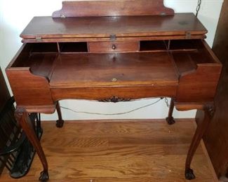 Vintage Secretary Desk with Fold Out