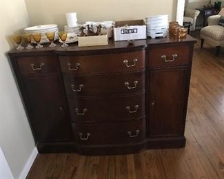 Solid wood buffet