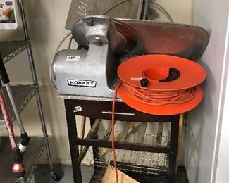 Commercial meat slicer, cart, etc.