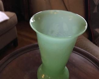 Lovely green vase