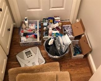 Plethora of bathroom items