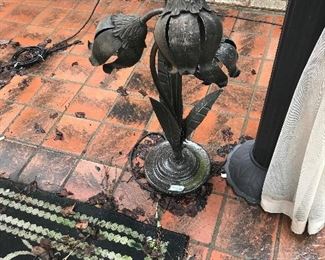 Unusual outdoor lamp