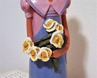 #69 - Pink & Blue lady figurine - $28