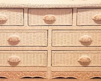 #72 - Wicker dresser - $125