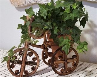 #71 - Bike planter  12"L x 6"D x 15"H - $15