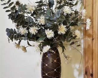 #78 - Large florals and vase - $45