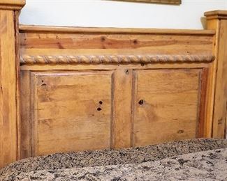 See #8 for pricing of this queen size wood bed