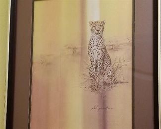 #84 - Leopard art companion piece - $45