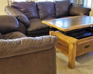 #4 -  Lift top table with storage - SOLD Sofa & loveseat still available.