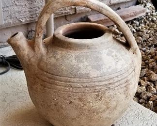 #117 Water jug pottery - $22