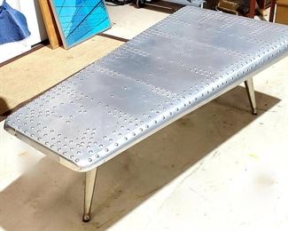 VERY COOL AIRPLANE WING COFFEE TABLE 