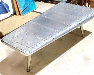Airplane wing coffee table