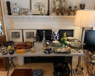 quality glassware, china and artwork