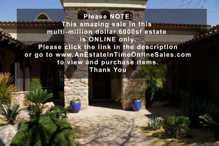 Las Sendas Estate Sale House Front jpg