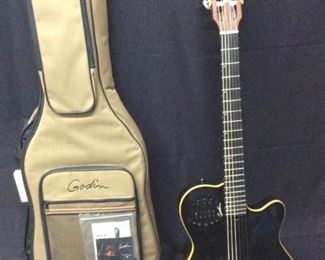 GGG002 Godin ACS-SA Black Pearl Guitar & Gig Bag