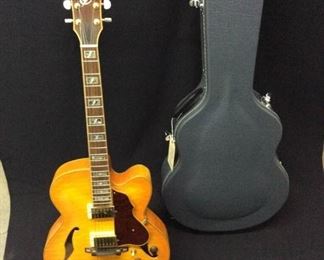 GGG035 Ibanez Artcore AF125 AMB Guitar & Hard Case