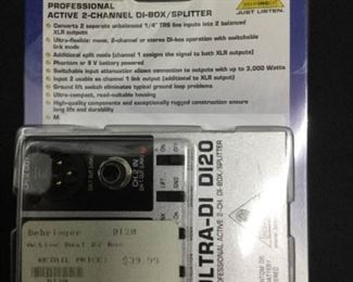 GGG090 Behringer Ultra-DI 2-channel Active DI / Splitter