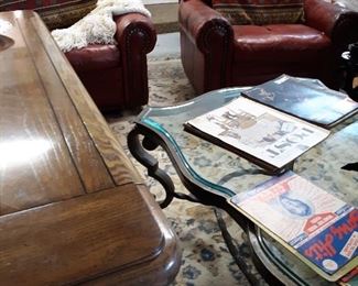 Vintage leather chairs