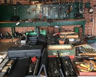 Thousands of tools and tool cases
