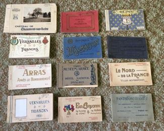 Vintage postcard books