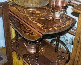   Italian Inlaid TEACART