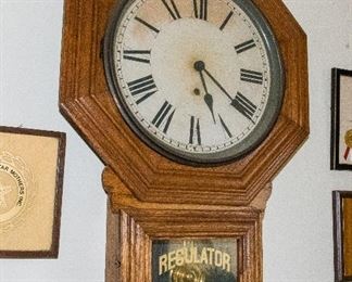 Vintage Regulator Wall Clock