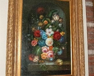 Beautiful Still Life Oil on Canvas