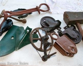 - Vintage Tools - Gears - Pulleys - Perfect for STEAMPUNK ART!!