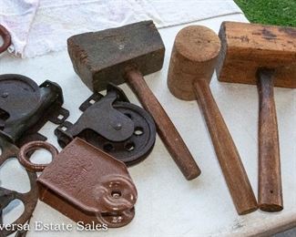 Vintage Tools - Gears - Pulleys - Perfect for STEAMPUNK ART!!