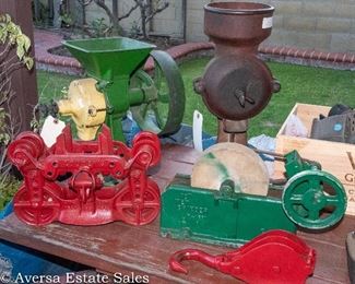 - a variety of tools:  Lourde's Hay Pulley and more
