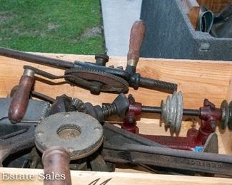 - Vintage / Antique Tools - Vintage Tools - Gears - Pulleys - Perfect for STEAMPUNK ART!!