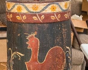 vintage Pensylvannia Dutch Butter Churn