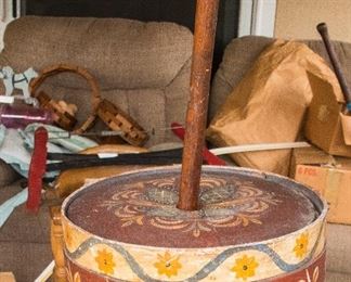 vintage Pensylvannia Dutch Butter Churn