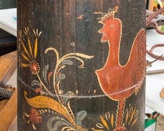 vintage Pensylvannia Dutch Butter Churn