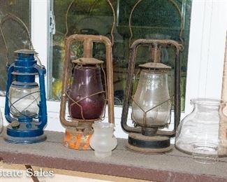 Vintage Railroad Lanterns