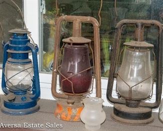 Vintage Railroad Lanterns