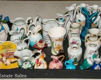 Tray full of 1950s SMALL Ceramics from Japan