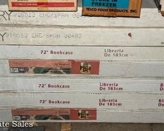 over TWENTY Bookcases NEW in BOX