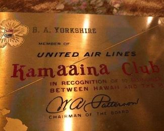 United Airlines / Hawaiian Islands collectable $30.00