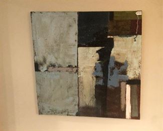 Mid-century abstract on canvas $250.00 (was $695.00)